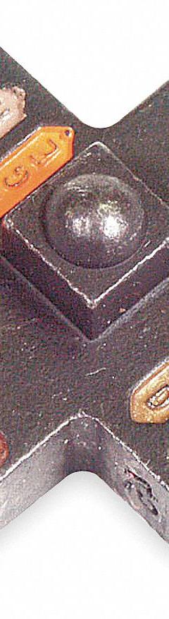 THOMAS & BETTS Upper Crimping Die: Copper & Aluminum Connectors, For Use With TBM6S, 7 Sizes, Code (MPN 13474). Key specifications — attr511073: Copper & Aluminum Connectors; attr511072: Code; attr473934: THOMAS & BETTS; attr511065: Color-Keyed; attr511069: Orange; attr542116: 4 AWG, 1 AWG, 1/0 AWG Aluminum; attr511067: TBM6S.