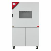 BINDER Environmental Chamber: 8.05 cu ft Capacity, 36 3/8 in x 43 89/100 in x 76 37/100 in, 480V (MPN 9020-0361). Key specifications — Temperature Accuracy Tolerance: +/-0.5 @ 40°C; Temperature Uniformity: +/-1.8 @ 40°C; Manufacturer Part Number: 9020-0361; Brand: BINDER; Voltage: 480V; Humidity - Maximum: 98%; Humidity - Minimum: 10%.