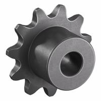 TSUBAKI Sprocket: One-Sided Hub, For Single Strands, 25, 11 Teeth, 0.87 in Pitch Dia, Steel (MPN 25B11). Key specifications — Brand: TSUBAKI.