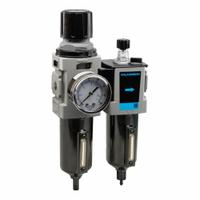 WILKERSON Filter/Regulator/Lubricator: 3/8 in NPT, 70 scfm, 250 psig Max Op Pressure, 5 micron (MPN D18-03-FHG0B). Key specifications — attr109588: 28; attr109524: WILKERSON.