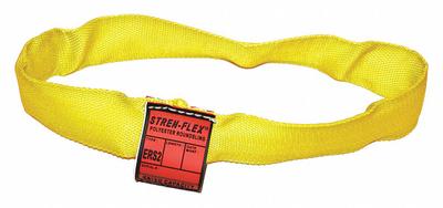 STREN-FLEX Round Sling: Type 5, Polyester, Nylon, 12 ft Sling Lg - Endless Round Slings