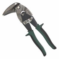 MALCO Aviation Snip: Left/Straight, 11 in Overall Lg, 2 1/4 in Cutting Lg, Steel, TPR, Steel (MPN AV63). Key specifications — attr308531: TPR; attr308530: Steel; attr308532: Steel; attr308533: Yes; attr308535: Aluminum; attr308541: 0.054 in (Copper); attr308546: Left; attr324897: MALCO.