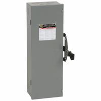 SQUARE D Safety Switch: Non-Fusible, 60 A, Three Phase, 240V AC, Galvanized Steel, Indoor (MPN DTU322). Key specifications — attr867131: SQUARE D.