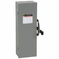SQUARE D Safety Switch: Non-Fusible, 60 A, Three Phase, 240V AC, Galvanized Steel, Indoor (MPN DTU322). Key specifications — attr867131: SQUARE D.