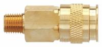 SPEEDAIRE Quick Connect Hose Coupling: 1/4 in Body Size, 1/4 in Hose Fitting Size, Push-to-Connect (MPN 30E731). Key specifications — Thread Size: 1/4" -18; Coupling Locking Type: Push-to-Connect; Brand: SPEEDAIRE.