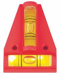JOHNSON LEVEL Cross Check Level: Nonmagnetic, 2 1/4 in x 1 7/16 in x 3/16 in, Plastic, Hanging Hole (MPN 125). Key specifications — attr939369: Plastic; attr934741: JOHNSON LEVEL; attr986192: Acrylic.