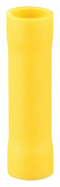 GRAINGER Butt Splice Connector: Yellow, Vinyl, For Wire Size 12 AWG – 10 AWG, 600 V, Pack Qty 50 (MPN 4FRL5). Key specifications — Brand: GRAINGER.