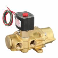 REDHAT Solenoid Valve: 4-Way, 1/2 in Pipe Size, 110V AC/120V AC, Explosion Proof/Watertight (MPN EF8344G074MO120/60,110/50DA). Key specifications — Pipe Size: 1/2 in; Voltage: 110V AC; Brand: REDHAT; Coil Enclosure: Explosion Proof.