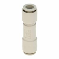 SMC Pneumatic Check Valve: Straight, 8 mm Tubing, 8 mm Tubing, 1 MPa Max. Pressure (MPN AKH08-00). Key specifications — attr291949: 8 mm Tubing; attr291950: 8 mm Tubing; attr291957: Brass (Body); Brass (Spacer); NBR (O-Ring); NBR, Aluminum Alloy (Valve); Stainless Steel (Stopper); Stainless Steel + NBR (Gasket).