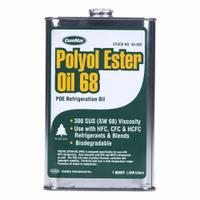 COMSTAR Synthetic Oil: Polyol Ester, 1 qt, 300 SUS, -39°C Pour Point, Yellow (MPN 45-020). Key specifications — Viscosity Grade: ISO-68; Brand: COMSTAR; Compatible Refrigerant Group: HCFC; Product Type: Synthetic Oil.