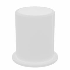 BUNTING BEARINGS Flanged Sleeve Bearing: Nylon, 3/4 in Bore, 7/8 in OD, 1 1/8 in Overall Lg, 15 PK (MPN NF121418). Key specifications — Brand: BUNTING BEARINGS; Color: Off-White.