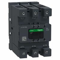 SCHNEIDER ELECTRIC IEC Contactor: Non-Reversing, 3 Poles, 3NO Contacts, 150 A, 24V AC/48V AC Coil (MPN LC1D150ABNE). Key specifications — Brand: SCHNEIDER; Integrated Surge Suppression: Yes; Nominal Coil Voltage @ 60Hz: 48V AC.