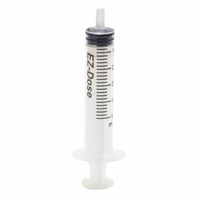 EZ DOSE Chromatography Syringe: 5 mL Capacity - mL, Luer Slip, Polypropylene, Polypropylene - Luer Slip Syringes