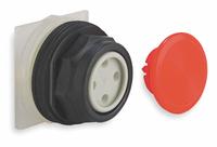 SCHNEIDER Mushroom Head Push Button: Red, 30 mm Mounting Size, Non-Metallic, Momentary (MPN 9001SKR4R). Key specifications — Brand: SCHNEIDER; Action: Momentary; Series: 9001SK; Push Button Material Type: Non-Metallic.