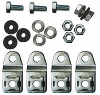 RITTAL Wall Mounting Kit: Mounting On the Enclosure, Carbon Steel (MPN 1590000). Key specifications — Finish: Zinc Plated; Brand: RITTAL; Accessory Type: Wall Mounting Bracket; Application: Mounting On the Enclosure; Material: Carbon Steel.