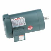 LEESON Three Phase TEFC Motors: C-Face Mount, Totally Enclosed Fan Cooled, 2 hp, 230/460V AC, T-Stat (MPN 121065.00). Key specifications — Brand: LEESON; Nameplate Voltage @ 60 Hz: 230/460V AC; Full Load Current @ 60 Hz: 5.8/2.9 A; Nameplate RPM @ 60 Hz: 1,745 RPM; Motor Enclosure: TEFC.