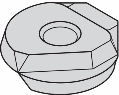 WIDIA Ball Nose Milling Insert: M270BR16 (MPN 2957540) - Ball-Nose Indexable Milling Inserts
