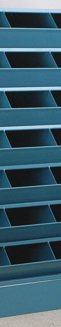 STACKBIN Sectional Stacking Bin Unit: 58 1/2 in x 28 in x 58 1/2 in, Std, 28 Compartments, Blue (MPN 3-328SSB). Key specifications — Color: Blue; Brand: STACKBIN.