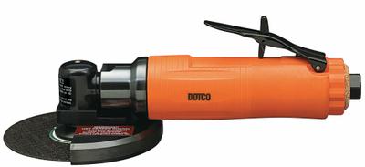 CLECO Cut-Off Tool: 4 in Wheel Dia, 0.9 hp Horsepower, 18,000 RPM Max. Speed - Standard Reach Parallel Mount Air-Powered Cut-Off Tools