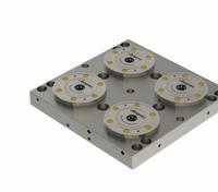 JERGENS Subplate: ZPS, Square, Steel, 300 mm W x 300 mm L x 35 mm H, 55.13 lb Wt, 15 Studs, 30121. Key specifications — attr1036219: Subplate; attr1036220: JERGENS; attr1091702: K10.3; attr1091714: G1/8" Unclamp Port.