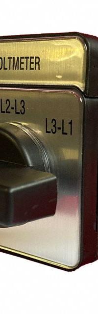 BENEDICT GMBH Voltmeter Cam Switch: 3 Poles, Maintained, Three Phase, 600V (MPN M10H E V3+243+504+G2). Key specifications — Phase: Three; Action: Maintained; Voltage Rating: 600V; Brand: BENEDICT GMBH.