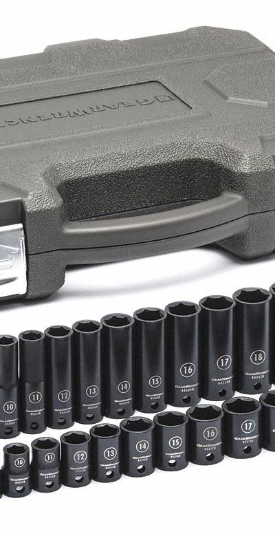 GEARWRENCH Socket Set: 3/8 in Drive Size - SAE Impact Socket Sets