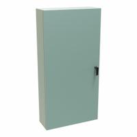 HAMMOND Electrical Enclosure: Steel, 48 in x 24 in x 8 in, NEMA 12/3R/4, Solid Cover, Hinged (MPN EN4SD48248GY). Key specifications — Closure Method: Latches; Brand: HAMMOND; Knockouts: Not Included.