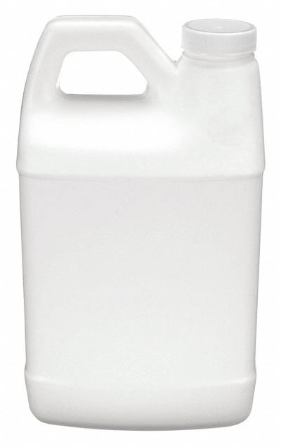 APPROVED VENDOR Jug: 480 mL, 16 fl oz, HDPE, 50 mm x 105 mm x 150 mm, Screw On Cap, White - Rectangular Jugs with Molded Side Handle