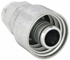 AEROQUIP Hydraulic Crimp Fitting: Steel x Steel, Straight, -16 For Hose Dash Size, Male x Genderless (MPN 4SA16MB16). Key specifications — Fitting Gender: Male x Genderless; Fitting Connection Type: ORB x Crimp; Thread Size: 1-5/16"-12; For Hose Dash Size: -16; Brand: AEROQUIP.