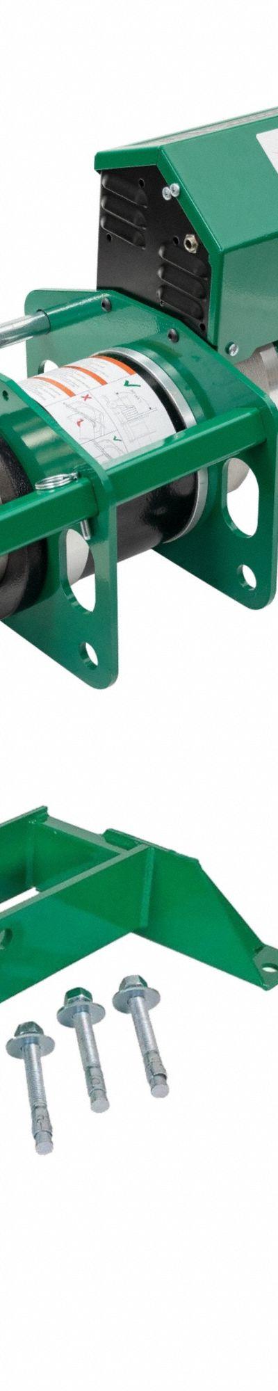 GREENLEE Wire Pulling Machine: Floor Mount - Cable Pullers