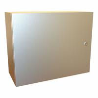 HAMMOND Electrical Enclosure: 304 Stainless Steel, 16 in x 20 in x 8 in, NEMA 12/13/3R/4/4X, Hinged (MPN EN4SD16208SS). Key specifications — Brand: HAMMOND; Closure Method: 1/4-Turn Latch; Enclosure Material: 304 Stainless Steel; Knockouts: Not Included.