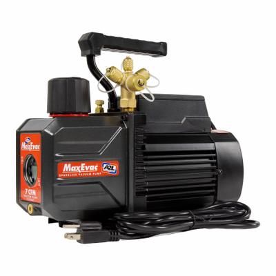 UNIWELD Vacuum Pump: 7.2 cfm, 15 micron Ultimate Vacuum, 120V AC, A2L Compatible - A2L Compatible Refrigerant Evacuation Pumps