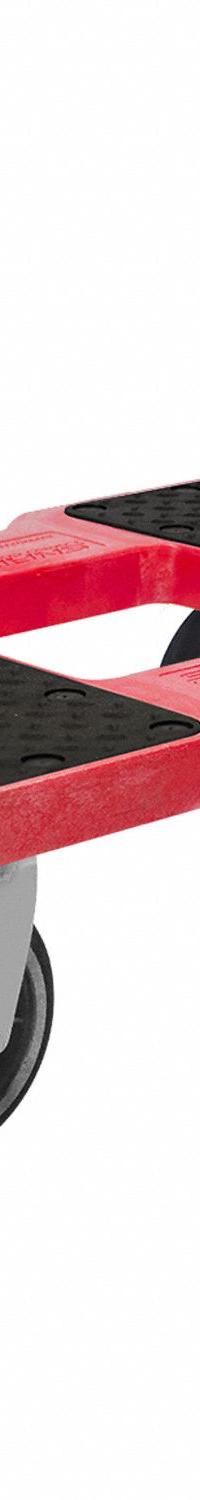 SNAP-LOC General Purpose Dolly: 1,500 lb, Red, 32 in L x 21 in W x 10 in H Deck, Textured, Flush End (MPN SL1500D6R). Key specifications — Brand: SNAP-LOC; Color: Red; Caster/Wheel Configuration: (4) Swivel with Brake; Lip Type: Flush; With Tow Eye: No.