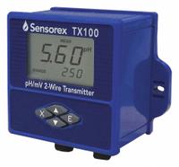 SENSOREX Sensor: TX100, ORP/pH, 0 to 14 pH, Tinned Leads (TL), 3 7/8 in Overall Dia. Key specifications — Manufacturer Part Number: TX100; Product Type: Sensor; Connection Type: Tinned Leads (TL); Test Parameters: ORP; Material: ABS Plastic; Range: 0 to 14 pH.