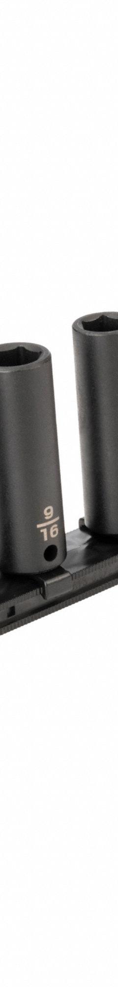 TEKTON Impact Socket Set: 3/8 in Drive Size, Small Set (0-50 pieces) Set Size, 9 Pieces, (0) 6-Point (MPN SID91101). Key specifications — attr1204251: TEKTON; attr1215453: 3/8 in; attr1215454: 5/16 in to 3/4 in; attr1224229: Friction.