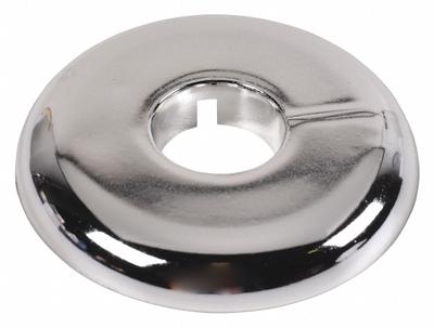 DEARBORN BRASS Split Flange: Plastic, Chrome-Plated, 3/4 in Fits Pipe Size - Split-Flange Escutcheons