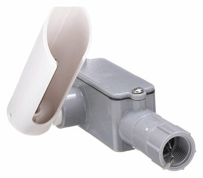 JOHNSON CONTROLS Temperature Sensor: Outdoors, Conduit Box, 32°F to 158°F, Plastic, Single Measurement - Outdoor Temperature Sensors