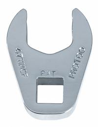 PROTO Crowfoot Socket Wrench: Alloy Steel, Chrome, 1/4 in Drive Size, 12 mm Head Size (MPN J4712MCF). Key specifications — attr309661: Alloy Steel; attr309662: Chrome; attr324934: PROTO.