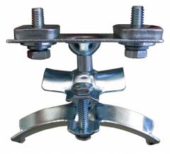 GLEASON Festoon Tow Clamp: Round, 0.31 in – 0.59 in, 3.5 in Overall Lg (MPN W25-RT-11). Key specifications — Compatible Cable Type: Round; Brand: GLEASON; Material: Steel; Product Type: Clamp.