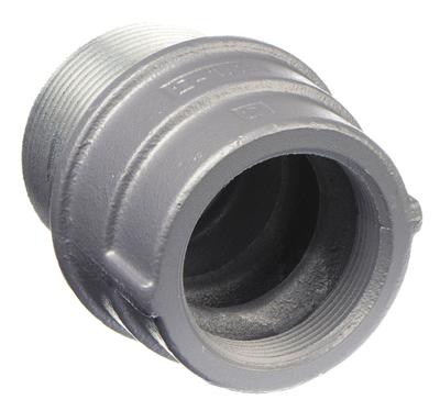 APPLETON ELECTRIC Sealing Hubs - Vertical: Iron, 2 in_2 1/2 in Trade Size, Male to Female - Vertical Sealing Hubs - 25% Fill