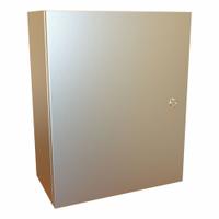 HAMMOND Electrical Enclosure: 316 Stainless Steel, 20 in x 16 in x 8 in, NEMA 12/13/3R/4/4X, Hinged (MPN EN4SD20168S16). Key specifications — Brand: HAMMOND; Closure Method: 1/4-Turn Latch; Enclosure Material: 316 Stainless Steel; Knockouts: Not Included.