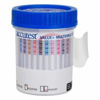 ACCUTEST Urine Drug Test Kit: 25 Tests, No Reagants Required, Adulterations Detected, Cup (MPN DS940a). Key specifications — Adulterations Detected: Yes; Brand: ACCUTEST; Reagents Required: No Reagants Required; Product Type: Urine Drug Test Kit; Cup Included: Cup; Drugs Detected: BAR; Standards: FDA Cleared.