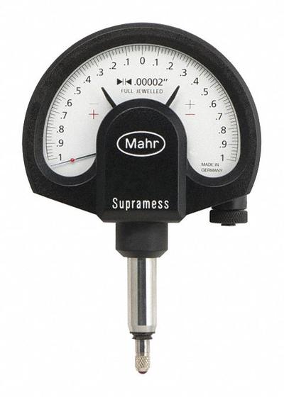 MAHR Dial Comparator: Mechanical, Inch, +/-0.00002 in Accuracy - Dial Comparator Gauges