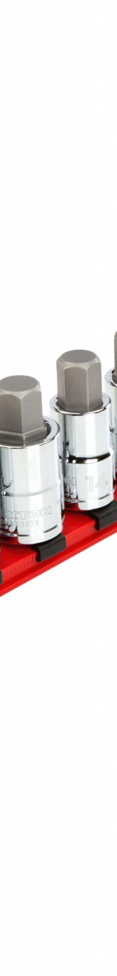 TEKTON Socket Set: 1 - 25 Pieces, 1/2 in Drive Size, 14 Pieces, 6 mm to 19 mm Tip Size Range, Metric (MPN SHB92102). Key specifications — attr1216280: Fixed Insert; attr1216283: TEKTON; attr1225718: 6 mm to 19 mm; attr1227491: 1/2 in.