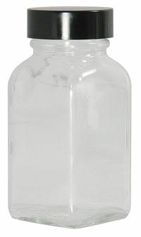 QORPAK Mixing/Storage/Sampling Bottle: 60 mL, 33-400, Phenolic, Pulp/Vinyl, Colorless, 144, Clear (MPN GLC-01305). Key specifications — Screw Closure Size: 33-400; Pre-Cleaned: None; Graduated: No; Brand: QORPAK; Body Color: Colorless.