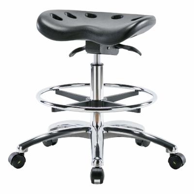 APPROVED VENDOR Tractor Stool: Polyurethane, Ht Range 20 in to 28 in, 17 in Seat Wd, 14 in Seat Dp - Polyurethane Lab Stools