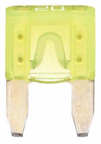 BUSSMANN Automotive Fuse: ATM Series, Fast-Acting, 20 A, 32 V DC, Non-Indicating (MPN ATM-20). Key specifications — Series: ATM; Brand: BUSSMANN; Fuse Profile: Standard Profile.