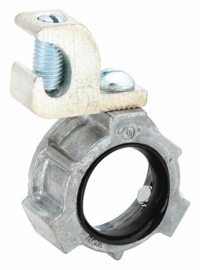 RACO Grounding Bushing: Zinc, Zinc Plated, 1 in Trade Size, 31/32 in Overall Lg - Grounding Bushings