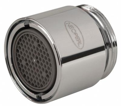 NEOPERL Outlet: 1 gpm Flow Rate, Aerated Flow Outlet, Brass, Chrome Finish, Dual - Faucet Aerators & Outlets