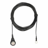 SCS Wrist Strap Grounding Cord: Connects Two Wrist Straps and a Worksurface to Ground, 15 ft Cord Lg (MPN CGC151M). Key specifications — Cord Shape: Coiled; Plug Connection: Straight Banana Plug; Cord Construction: Single-Wire; Brand: SCS.